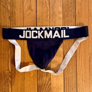 JOCKMAIL Navy Blue Jockstrap | 31” waist